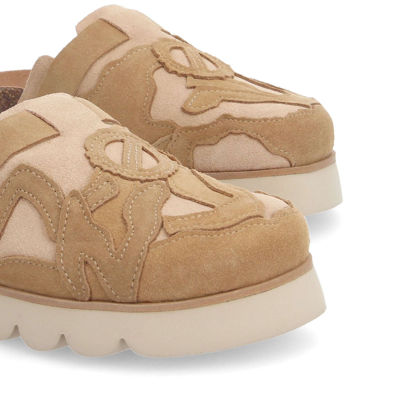 SANDY MULE W - SUEDE/SUEDE - SAND/LIGHT BROWN